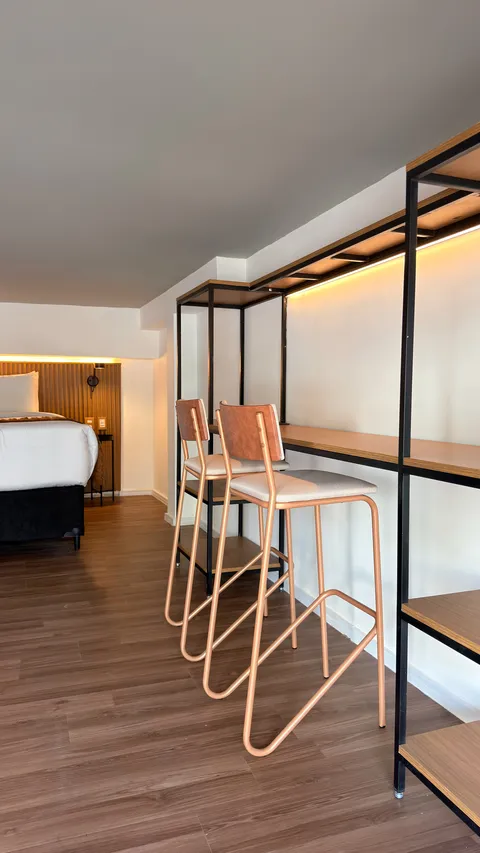 Loft at Heritage X, with a mezzanine and high ceilings