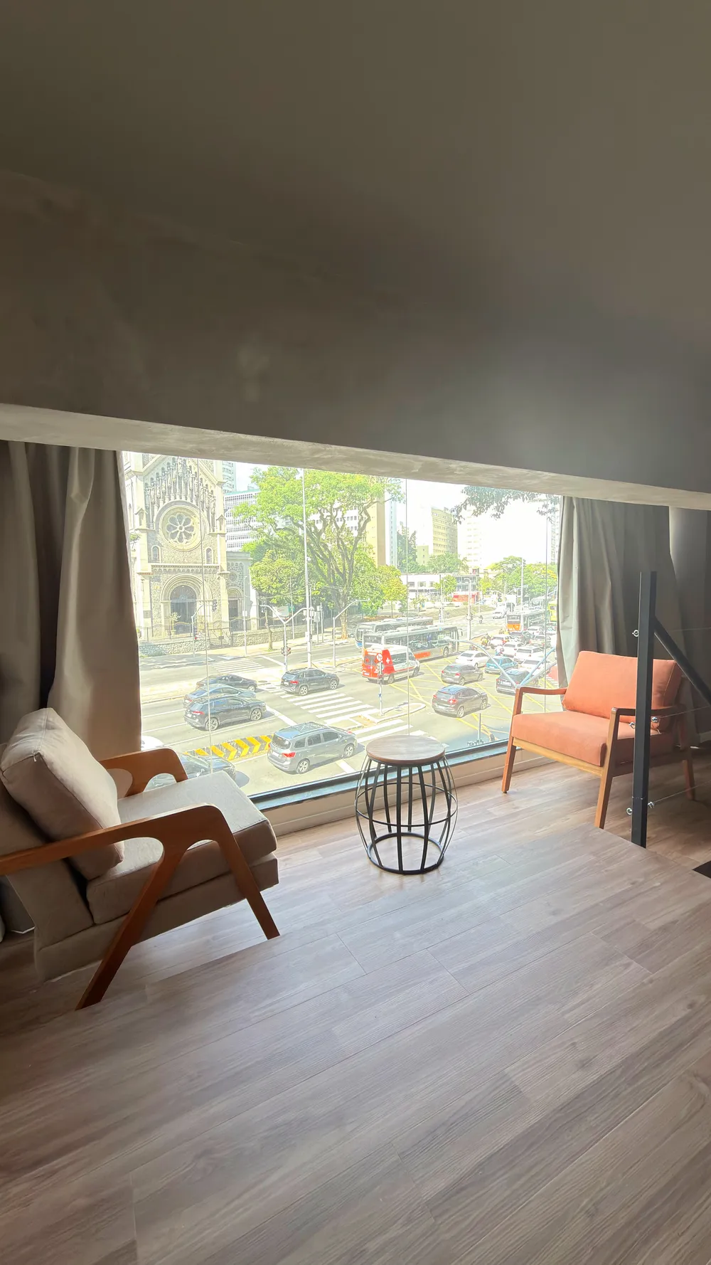 Loft at Heritage X, with a mezzanine and high ceilings