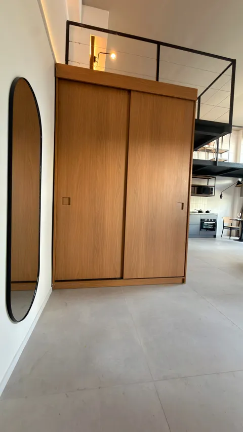 Loft at Heritage X, with a mezzanine and high ceilings
