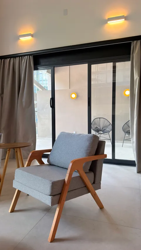 Loft at Heritage X, with a mezzanine and high ceilings