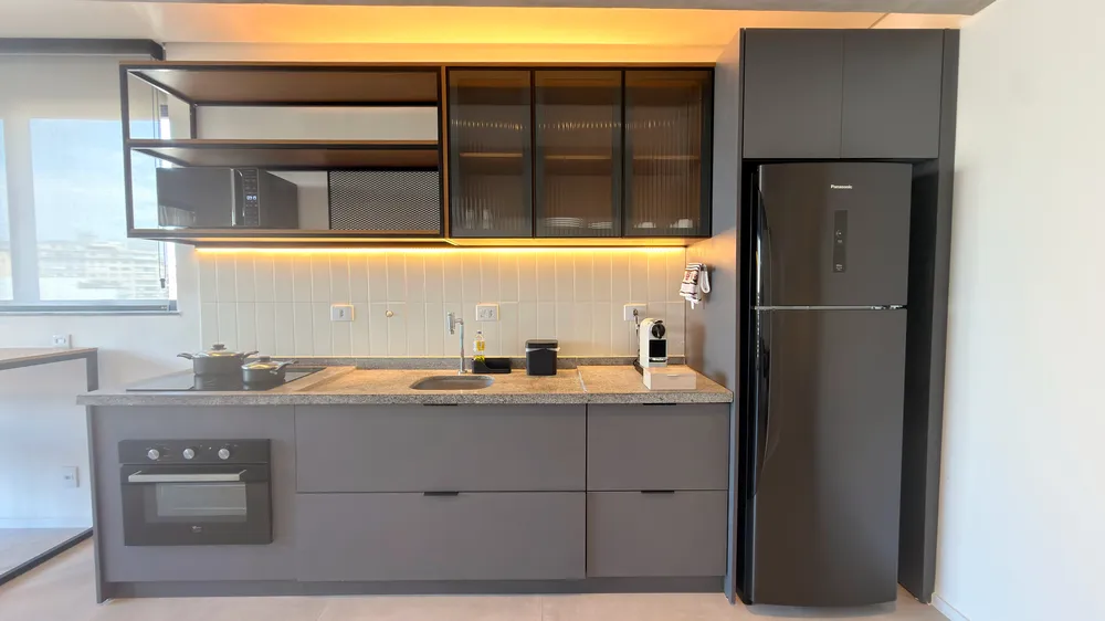 Two-bedroom Master Apartment at Heritage X, with a living area, kitchen and balcony