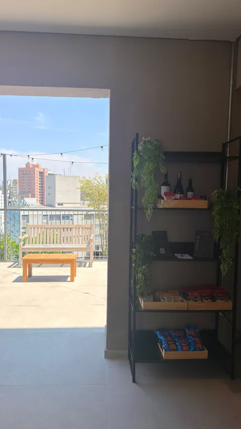 Rooftop at Heritage X, with a view over the city