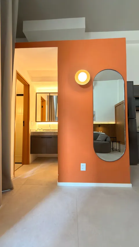 Studio at Heritage X, with a king bed, living area and equipped kitchen