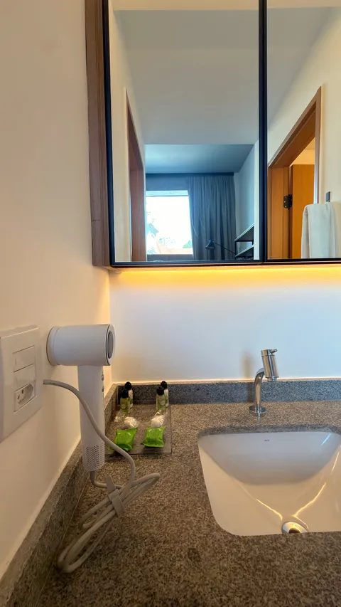 Studio at Heritage X, with a king bed, living area and equipped kitchen